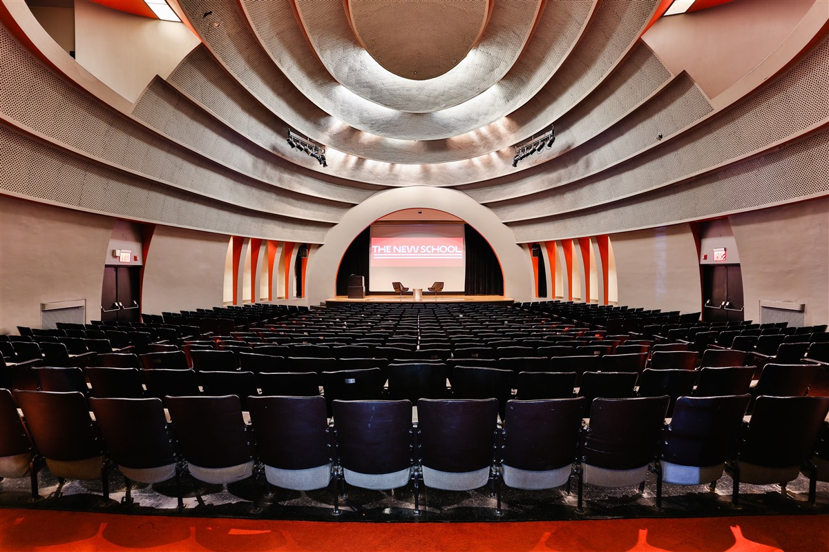 The New School The Auditorium @ Building A ALVIN JOHNSON_J.M. KAPLAN HALL