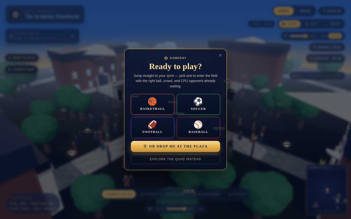 Spatial Computing Campus: The GameDay Experience